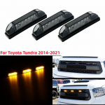 3tk/komplekt Auto esikapoti iluv&otilde;re LED-tulede signaallamp Toyota Tundra jaoks