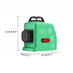 12-realine 3D-roheline valgustase 360 ​​horisontaalne vertikaalne rist isetasanduv m&otilde;&otilde;t &uuml;liv&otilde;imas laserkiir