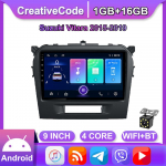 Autoraadio Suzuki Vitara 2015-2019 9-tolline Android-auto multimeediumipleier GPS-navigatsioonipea, WIFI 1+16 GB