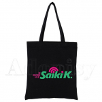 Saiki K l&otilde;uendist kott vabaaja suured k&auml;ekotid naistele naiste ostuk&auml;ekott Prindi suur mahutav kott must 24*26cm