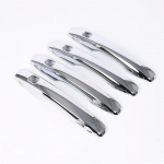 Volvo XC60 autotarvikute jaoks ABS kroomitud uksek&auml;epideme kausi katte trimmi kaitsekatte kleebiste vormimine 2017 Handle 4 Holes