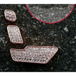 Car styling seat adjustment buttons dedicated buttons metal decorative sequins cover for Mercedes Benz GLA X156 CLA C117 A h&otilde;be