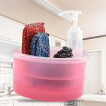 2-&uuml;hes n&otilde;udeseebi dosaator k&auml;snahoidjaga 1000 ml puhastus&uuml;mbris roosa