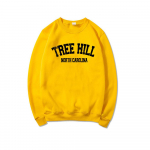 Tree Hilli P&otilde;hja-Carolina unisex dressipluus, &uuml;likoolistiilis Tree Hilli 90ndate f&auml;nnikoha pullover, dressipluus ja kapuutsiga pluus S valge