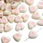 5 tk akr&uuml;&uuml;lhelmed piimaseeria &otilde;litilkuvad armastuse amuletid kaelakee k&auml;ev&otilde;ru k&otilde;rvar&otilde;nga ehete valmistamiseks