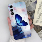 Samsung S20 S21 FE S22 S23+ Ultra S10 S11+ Note10 lite Case Fashion Butterfly l&auml;bipaistev pehme silikoon Samsung Galaxy Funda Coque kaitseraua jaoks Samsung M12