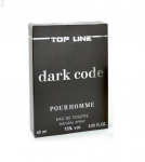 DARK CODE parf&uuml;&uuml;m tualettvesi meestele, Top Line 60ml. 2.03 FL.OZ 60 ml