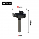 1 tk 8 12 12,7 mm CNC pinnakattefrees, sisestust&uuml;&uuml;pi spoilplaadi esiosa otsa freesl&otilde;ikuri t&uuml;&uuml;p h&ouml;&ouml;vli piluotsak puidut&ouml;&ouml;riista jaoks