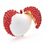 Blucome Sweet Litchi prossid naistele Punase emailiga maitsvad v&otilde;luvad puuviljad peokontori prossin&otilde;elad Kingitused punane