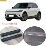 2pcs car-styling Seat AC Heat Floor Air Conditioner Duct Vent Outlet Grille Cover Fit for Smart #1 2023 2022 Car 2PCS black