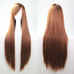 Naiste 80 cm pikad sirged parukad Mood Cosplay kost&uuml;&uuml;m Anime Hair Party Full Parukad