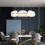 Moodne minimalistlik elutoa l&uuml;hter Creative kroonlehtlamp Magamistoa heledad luksuslambid Diameter 60cm