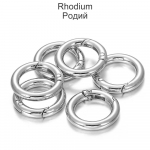 5 tk vedru O-r&otilde;ngas pandlad klambrid karabiin konksud isetegemise ehete valmistamiseks tarvikud 25x15.8x3.5mm