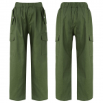 Lastele, t&uuml;drukutele, stiilsed riided, elastne v&ouml;&ouml;koht, laia s&auml;&auml;rega pikad p&uuml;ksid igap&auml;evaseks kandmiseks 7-8 Years roheline