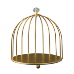 Iron Art Nordic Style Bird Cage Rack Huulepulk Parf&uuml;&uuml;m Kosmeetiline Nahahooldustoode S&auml;ilitusrest Viimistluslauariiul 2022 Uus