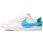 Nike Blazer Low 77 Jumbo Mismatch Naiste Tennised Valge Malahiit DQ1470-100 37.5 white