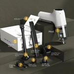 Uus 15000pa autosse paigaldatav juhtmevaba tolmuimeja, integreeritud puhumis-imemisfunktsioonid suure v&otilde;imsusega kaasaskantavad kodutolmuimejad valge