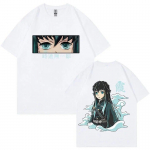 Kuumad 2023 Anime Deemon Slayer T-s&auml;rgid Kimetsu No Yaiba Muichiro Tokito Graafiline T-s&auml;rk Unisex WoUnisex puuvillane Oversized Tees Streetwear M