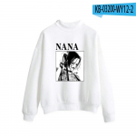 2023 Naiste kapuuts Unisexga koomiksid Anime TV NANA Pusad Naiste Unisex Turtleneck Talvine stiilne pikkade varrukatega vabaaja naiste riided 4XL