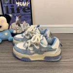 Denim Naiste Platvorm Spordijalatsid Tossud Kawaii Vintage Vulcanize vabaajamood Harajuku Tennis Naiste Lamedad Naiste kingad 35 sinine