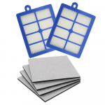 2 tk Hepa H12 H13 tolmu ja 4 tk mootoriga puuvillafiltrit tolmuimejale &Uuml;hildub PHILIPS Electrolux AEG varuosadega