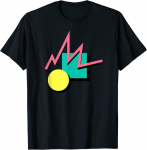 Geomeetriline esteetiline 90ndate disain Great Idea Unisex T-s&auml;rk S