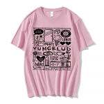 Yungblud Print T-s&auml;rk Unisexi WoUnisex Oversize O-kaelusega l&uuml;hikeste varrukatega Teeriided Hip-hop T-s&auml;rk Graafiline Unisex T-s&auml;rgid T&auml;navar&otilde;ivad M