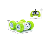 RC Auto Lahe Poiss Mini Stunt Auto Traadita Kaugjuhtimispuldiga Kahepoolne 360 Kraadi P&ouml;&ouml;rlemine 2.4g &Uuml;mberp&ouml;&ouml;rduv Mudel Laste M&auml;nguasjad must