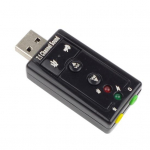 Nupujuhtimine V&auml;line USB 7.1 kanaliga 3D stereohelikaart s&uuml;learvuti jaoks
