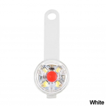 Uus koera kaelarihm, kaotsiminekuvastane ripats, veekindel ohutu LED-vilklamp USB-laadimis-LED-valgusti ripats Koera kassi lemmiklooma tarvikud valge