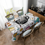Kohvitass kook Magustoit Laudlina P&uuml;hadekaunistused Veekindlad ristk&uuml;likukujulised laudlinad Pulmakaunistused Lauakate 4pcs 33x48 Table mat