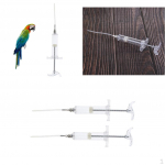 2tk Parrot Bird Nestling Feeding Vedeltoidus&ouml;&ouml;tja 20ml M