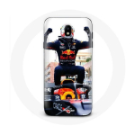 Samsung Galaxy J3 2017 &uuml;mbris Verstappen F1 v&otilde;idus&otilde;itja must punane ja kollane