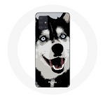 Samsung Galaxy A51 &uuml;mbris Siberi husky sinised silmad
