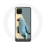 &Uuml;mbris Samsung Galaxy A22 4G Parakeets Parrots Blue jaoks