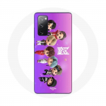 Coque pour Samsung Galaxy S20 FE BTS TinyTAN Animation Affiche RM Jin Suga J-Hope Jimin Jungkook Et V Mic Drop Danse