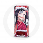 &Uuml;mbris Samsung Galaxy J6 2018 Anime Demon Slayer Kamado Nezuko 2023. aasta j&otilde;ulup&uuml;ha jaoks