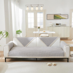 Puuvillane linane diivanipadi Neli aastaaega universaalne Uus Lihtne Moodne Libisemisvastase teibiga Diivanikate Seljatoekate R&auml;tik 70*70