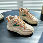 Naiste vabaaja platvormiga tossud libisemisvastased mugavad PU-nahast jooksujalatsid Tursked n&ouml;&ouml;riga tossud tennisespordijalatsid naistele 35