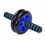 K&otilde;hupiirkonna topeltrattaga rull-lihaste treeningvarustus Treeningratas koos p&otilde;lvekaitsmega K&otilde;hurullide j&otilde;usaali treener sinine