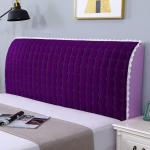 K&otilde;ikeh&otilde;lmav &uuml;lipehme sile tepitud peakate Paks sametist peatsi kate &uuml;hev&auml;rviline voodi seljaosa tolmukaitse kate 160CM