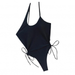 Trendikad naiste monokinid puhaste v&auml;rvidega, mugavad &otilde;&otilde;nsad seljataga naiste bikiinid basseini jaoks L must