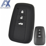 3 nuppu Toyota LC Prado Camry C-HR 2015 2016 2017 2018 silikoonist kaugjuhtimispuldi v&otilde;tme&uuml;mbrise kate