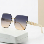 Raamita trimmiga gradiendiga p&auml;ikeseprillid Tik Tok Fashion Ladies UV p&auml;ikeseprillid sama trendiga