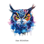 1/2 tk Vaatan Sind &Ouml;&ouml;kull Kuumus&uuml;lekande Kleebis, Ise Tee Linnu Triikimiskleebised Riietele, T-s&auml;rkide Valmistamine, Padja Kaunistamine, R&otilde;ivatarvikud ja Aplikaatorid