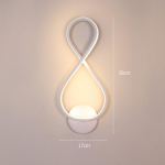 Lihtne kaasaegne magamistuba lastetoa lamp Magamistoa taustal seinavalgusti voodipoolne vahek&auml;ik elutoa koridori lamp valge