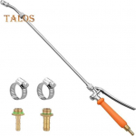 Libisemisvastase kummist k&auml;epidemega messingist varrastega lillepihusti, mugava k&auml;epidemega roostekindel aiapihusti A