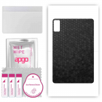 apgo skin sticker film foil vinyl for the BACK compatible with Xiaomi Pad 5 Pro 12.4, scratch-resistant, easy to install - Black Honeycomb