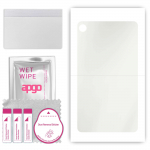 apgo MATTE Protective Skin Sticker for the back compatible with Lenovo Tab M7, Wrap Film, Hydrogel Film, Flexible, Soft TPU with positioning layer eas