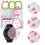 3x apgo Ultra-Clear Hybrid kaitseklaas, mis &uuml;hildub Amazfit GTR-iga (42 mm), paindlik nanoklaas, suurep&auml;rane asendus karastatud klaasile, kriimustusvastane